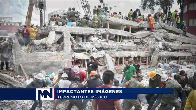 Impactantes Imágenes Del Terremoto De México • Mega Tv 3044