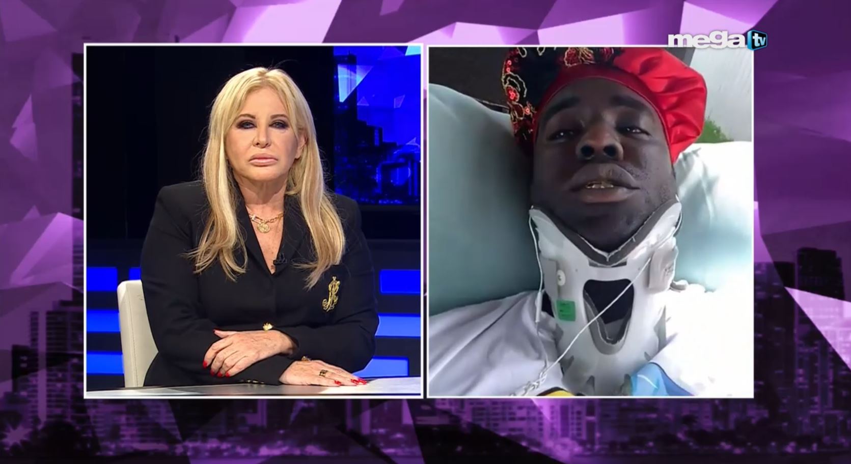 Teresa 030621 el Rey del reparto Chocolate MC sufre aparatoso