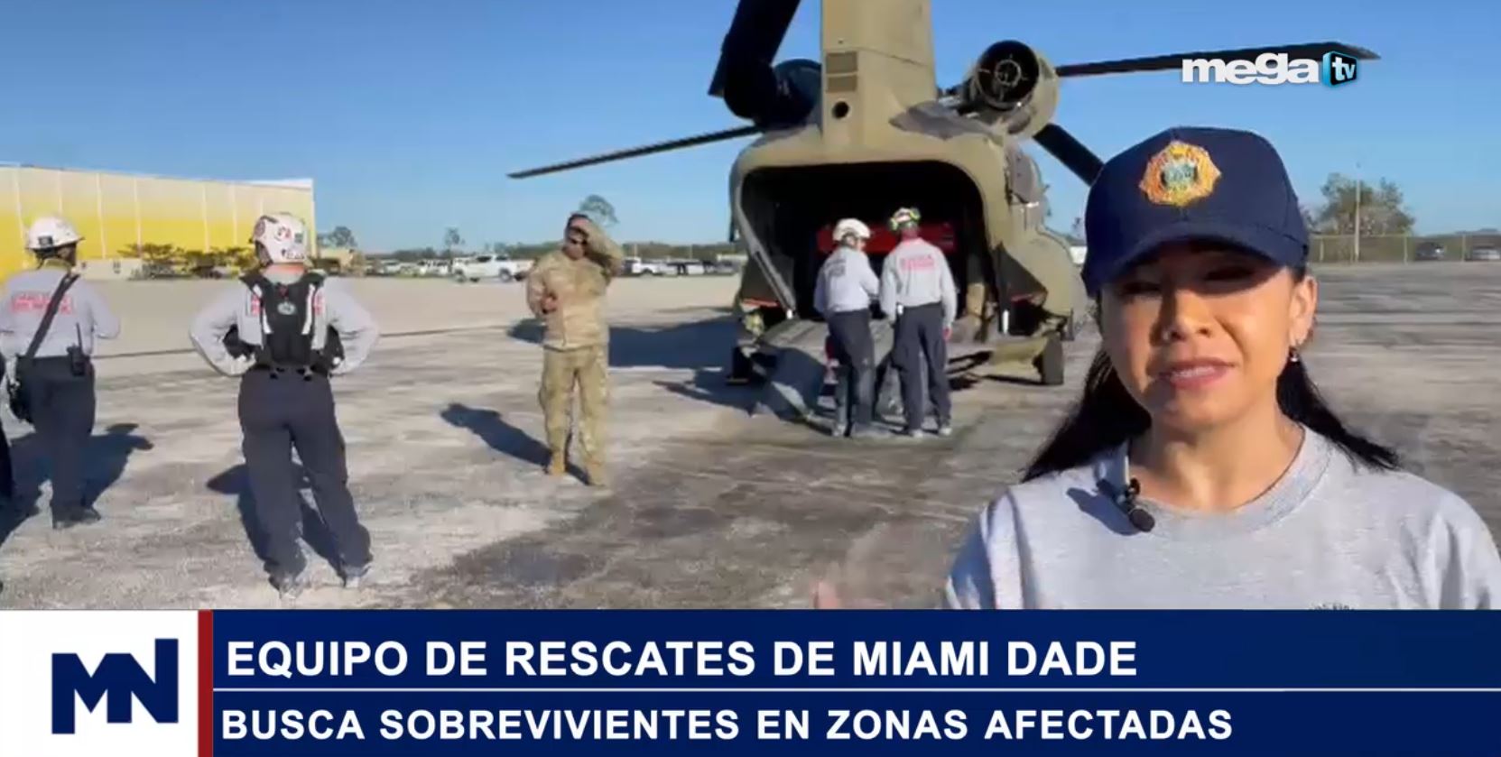 Huracán Ian 093022 Equipo de rescates de Miami Dade buscan