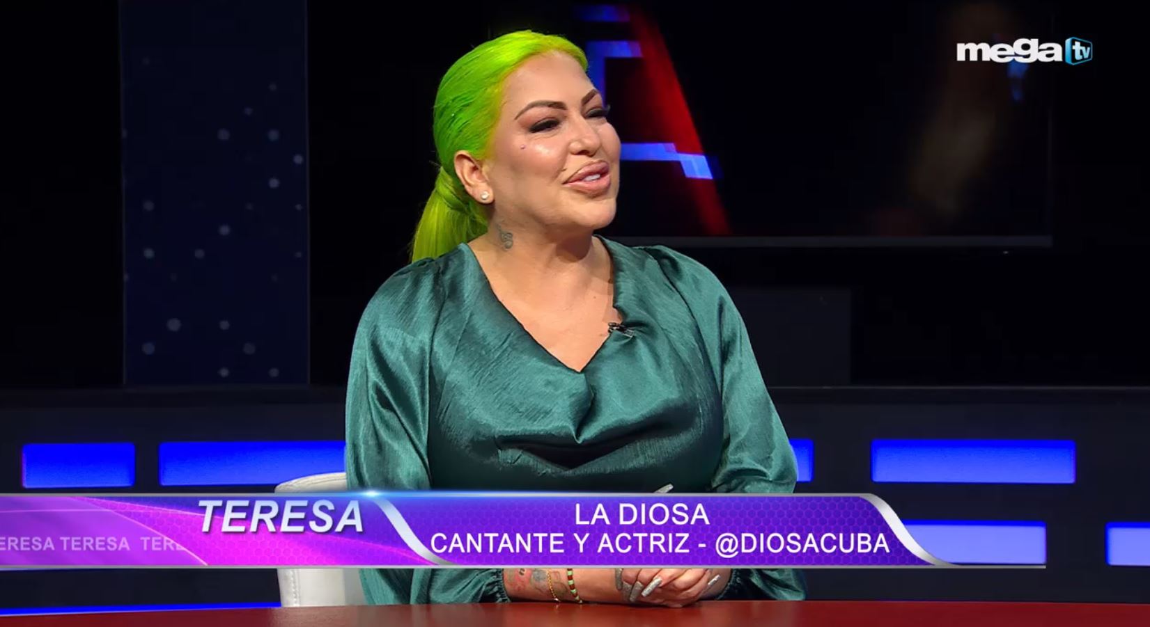 Teresa 04 29 23 Entrevista A La Cantante Cubana La Diosa • Mega Tv 