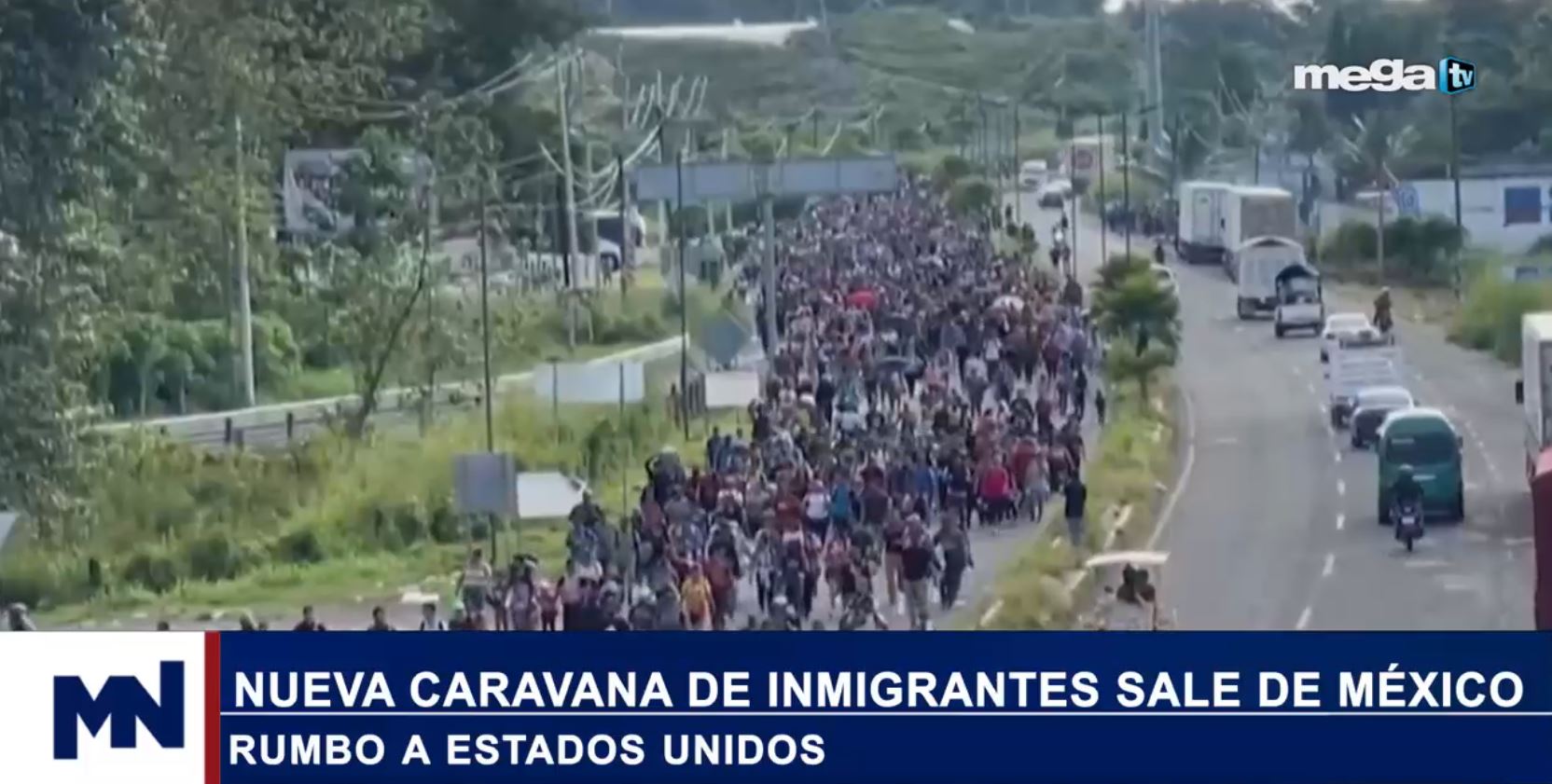 Nueva Caravana De Inmigrantes Sale De México Rumbo A Estados Unidos ...