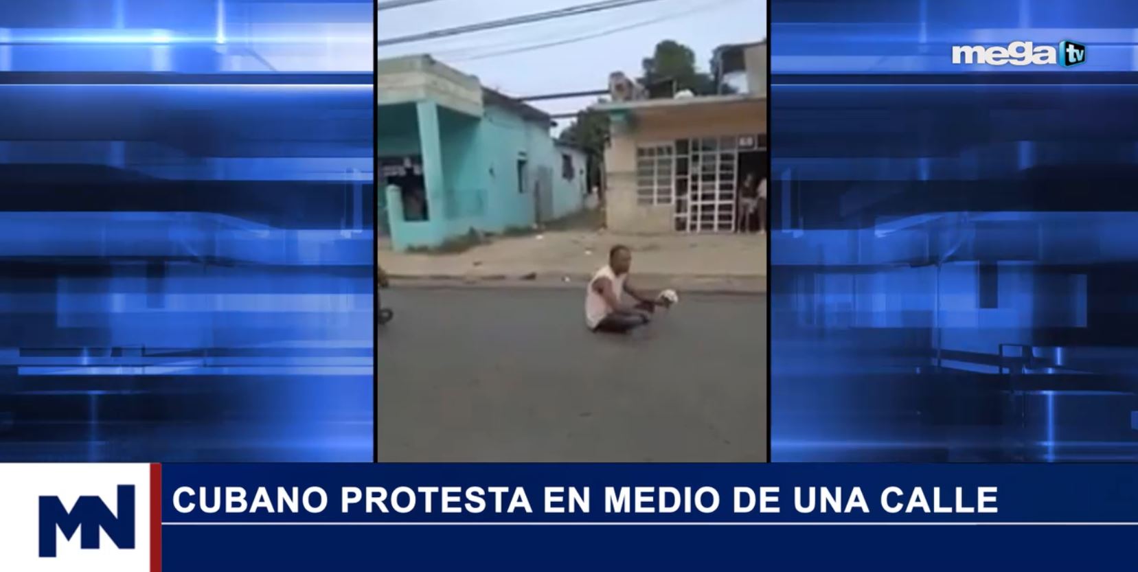 Los Implicados 11 16 23 Cubano Protesta En Medio De Una Calle • Mega Tv