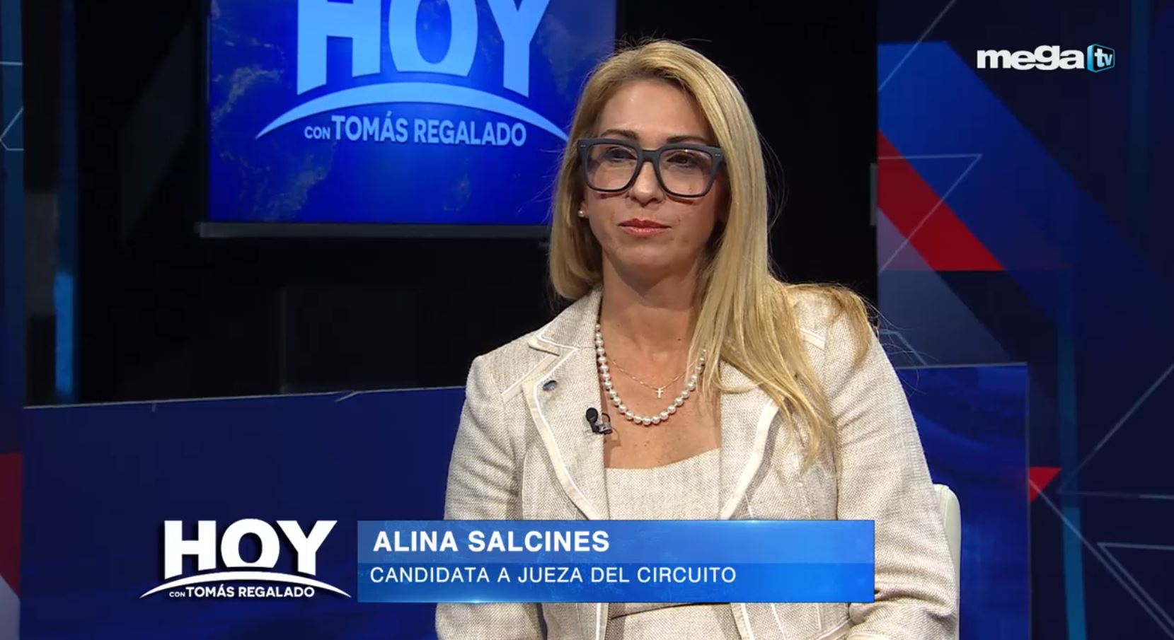 Hoy con Tomás Regalado 05-11-24 entrevista a Alina Salcines, candidata ...