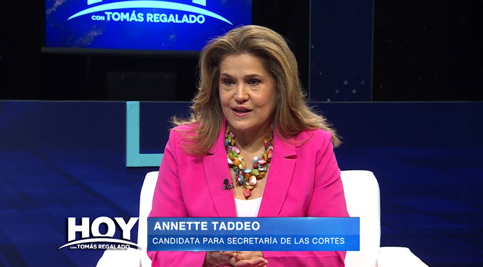 Hoy con Tomás Regalado 06-01-24 entrevista a Annette Taddeo, candidata ...